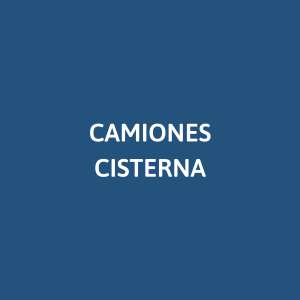 CAMIONES/CISTERNAS